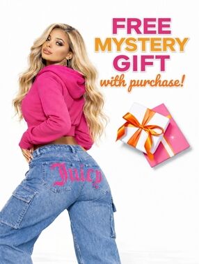 JUICY COUTURE Wide Leg Cargo JEANS Size 26